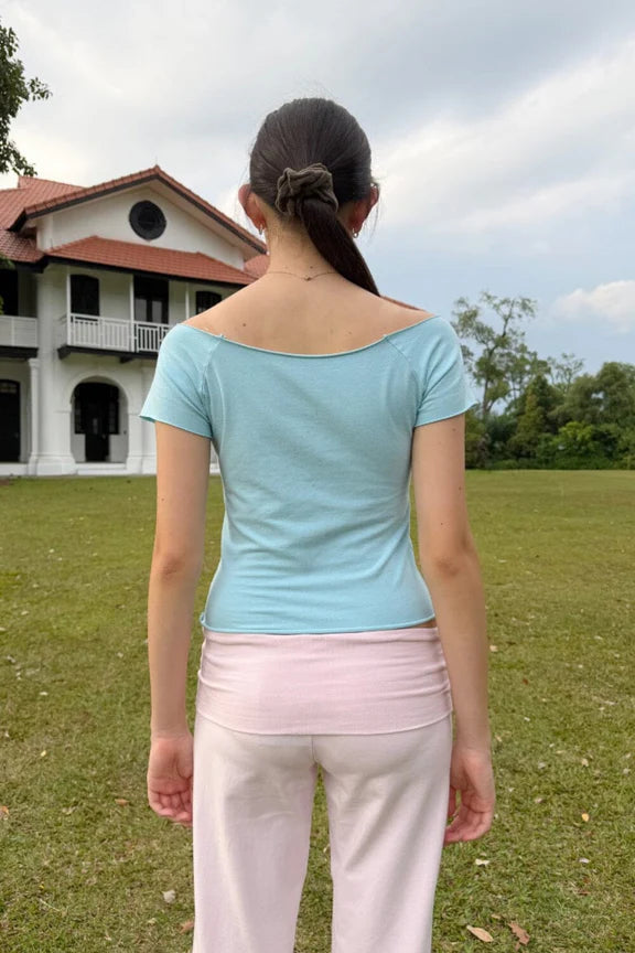 Bonnie Top | Baby Blue / XS/S