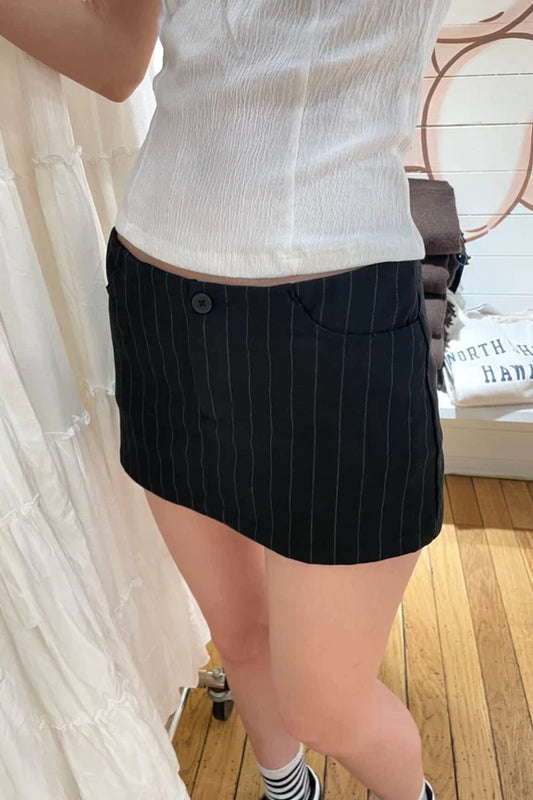 Louisa Striped Mini Skirt