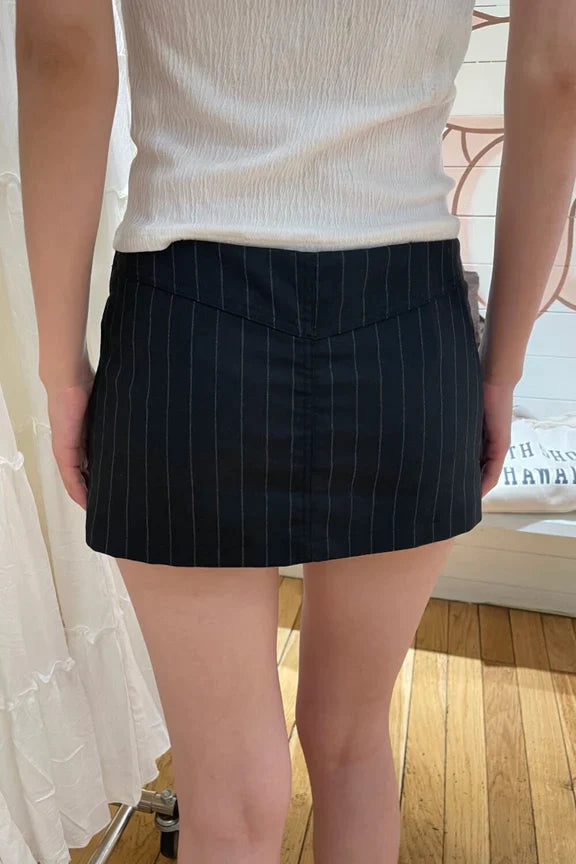 Louisa Striped Mini Skirt