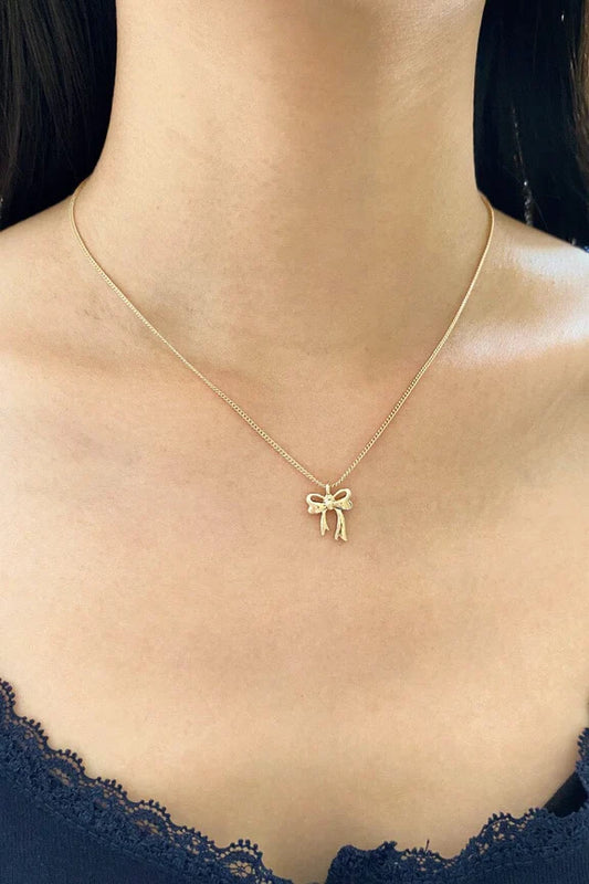 Bow Necklace