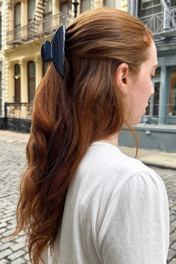Polka Dot Hair Claw | 