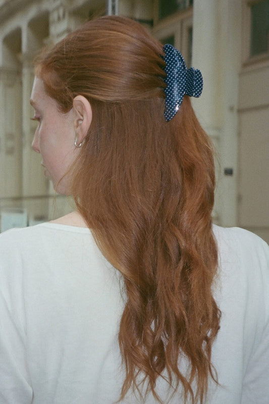 Polka Dot Hair Claw