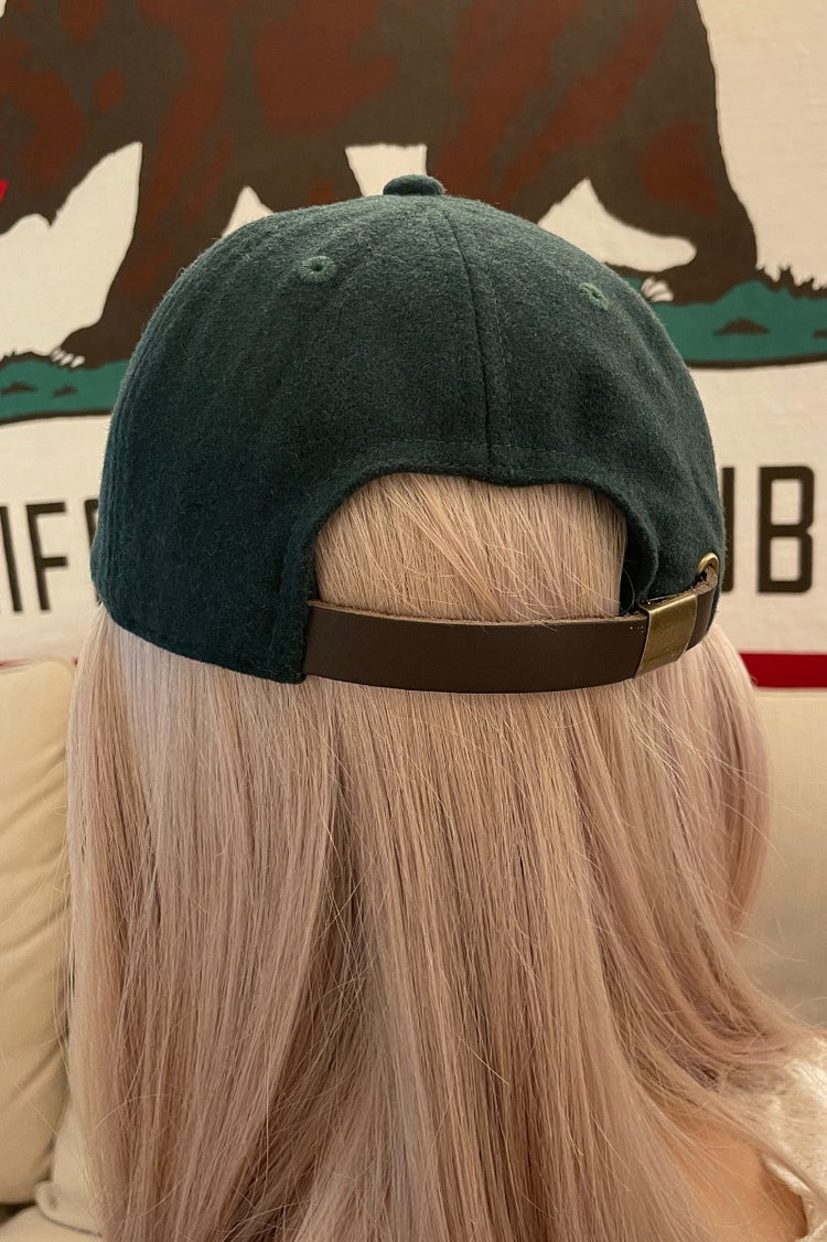 Katherine Felt Cap | Dark Green