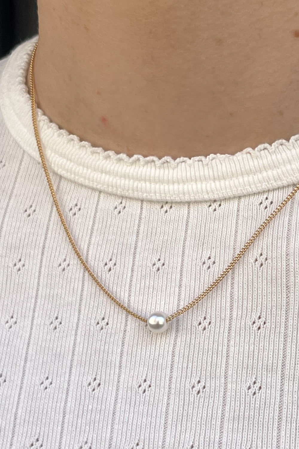 Brandy pearl necklace Clearance